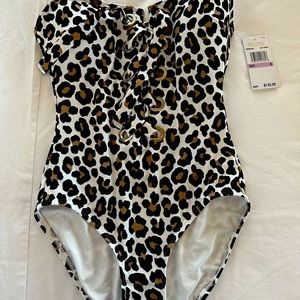 Michael Kors gorgeous one piece swim suit.  Tags and Hygienic liner attached.